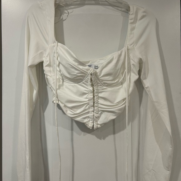 Princess Polly Corset Long Sleeve Going Out Top - Picture 1 of 3